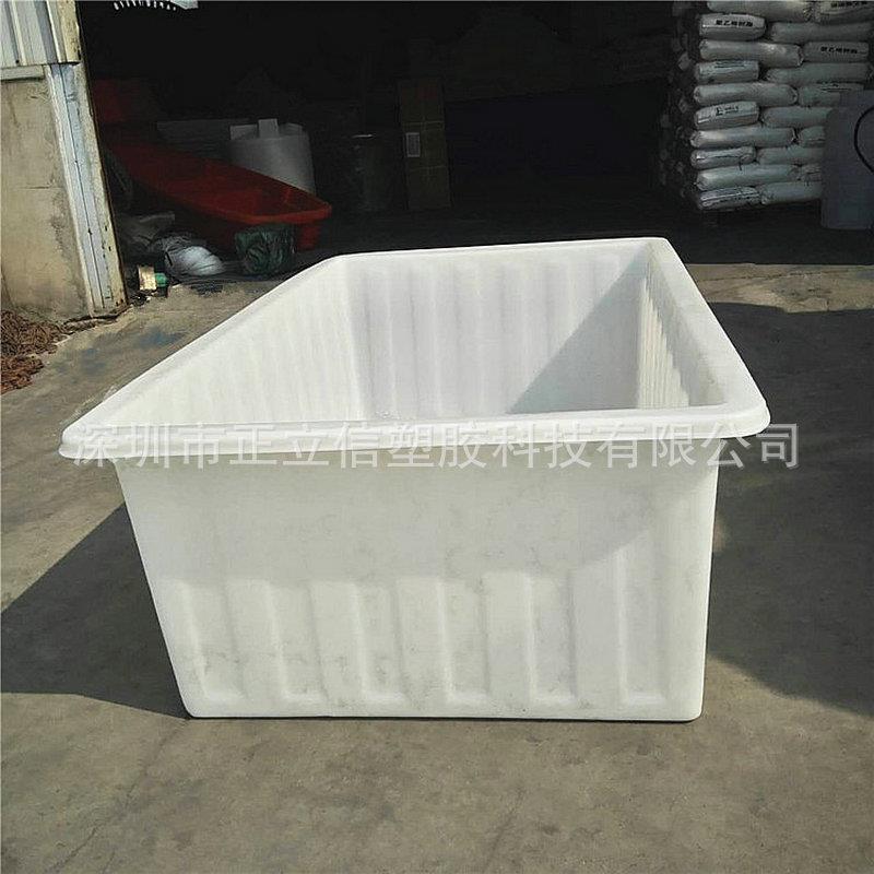 养殖胶塑料箱加厚运输周转箱子框IQA长形大号塑料箱储物物流筐乌