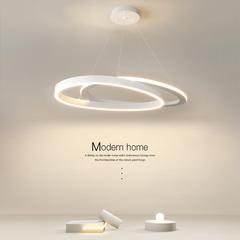 意大利客厅吊23662后现代简约圆灯环形餐灯厅计设师轻奢极简卧室