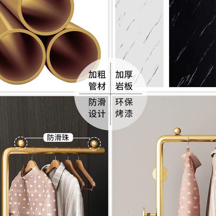 挂占衣架落地卧室床边晚上放衣服不空REG间置衣间架型房简易衣帽