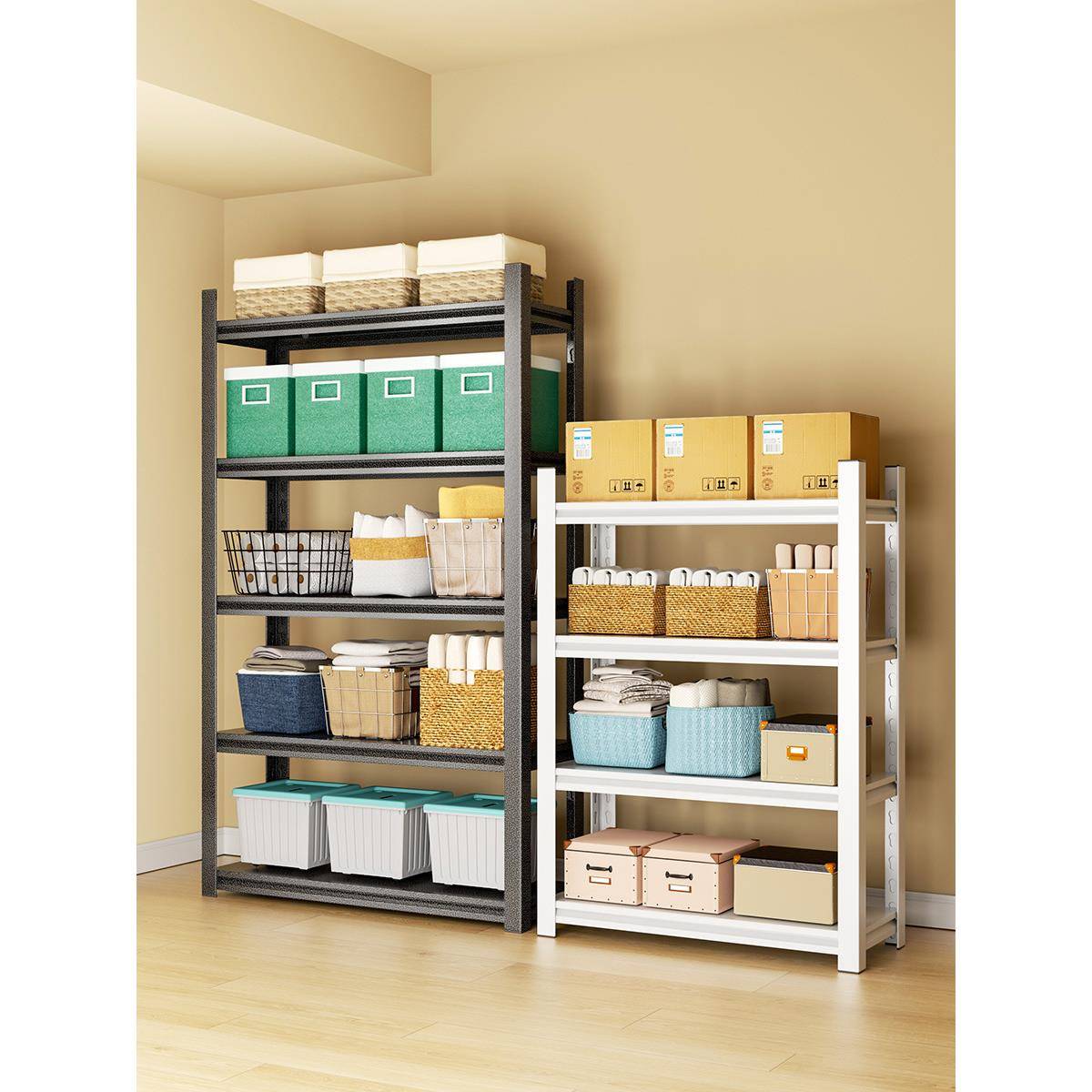 家用置架仓储承重地置物717架物架仓落储库杂物物铁架子角钢货架