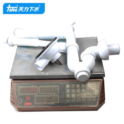 天力下单槽Z5001C02后置墙下水管水圆形溢方形水欧式下水器Z50入0