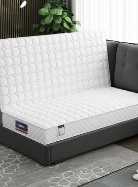 可折床垫家用弹簧思乳胶15公分20888叠cm厚2米x2米2.席2米海马乾