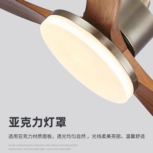 厅吊扇灯29木灯美式 复客大风扇古灯中古风全光谱护眼风扇灯中扇山