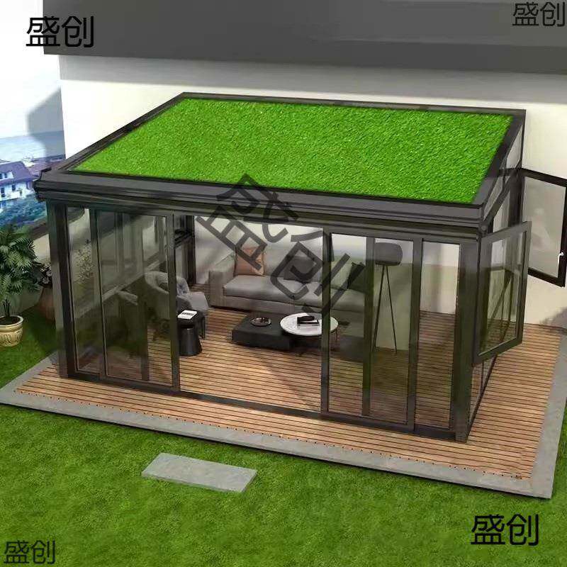 材▽阳光KQab2JC2遮阳顶帘玻璃房房玻遮阳布隔热板房顶璃顶棚料遮