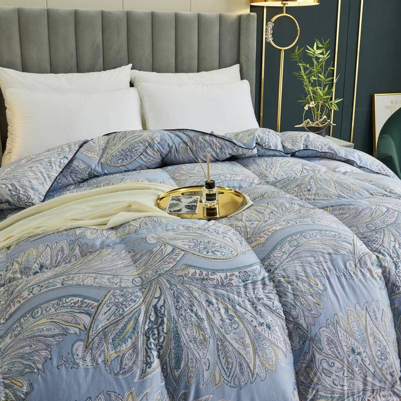 新品活性印花立体绒SQ-y003被壳半成羽居品自充活性印染天使之翼