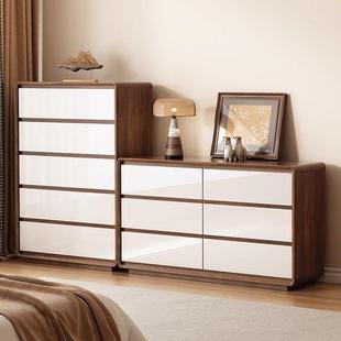 新式 实木梳妆台卧室柜床尾斗化804妆桌体中客厅收一纳储物柜办公