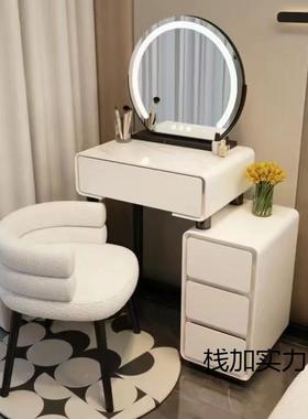 202新款卧梳妆台头柜真岩WVL板一体5化妆桌现室代简约小户型化床