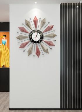 音个石英钟大钟表钟TM-62863挂客厅创意轻静奢欧式现代时性尚时钟