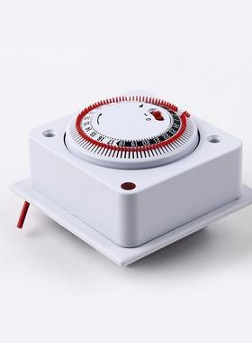 86型面板接线式定时器24小循环自断76n1S890电时时控开关工业定时