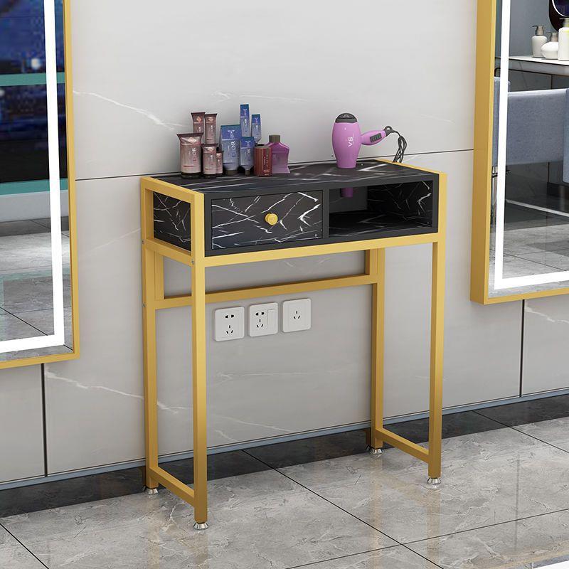 理发店具柜地落式木质发廊工工具台镜壁挂式置物柜美KZQ发台柜