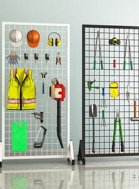 儿方格展示架落地移展动货DUD架铁丝网学校幼园书画展作品饰品网