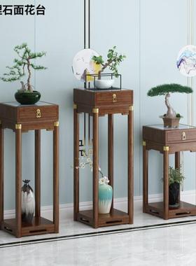花盆架客厅落地式多岩肉轻奢子室内家ZG-67110用花架吊兰花架板高