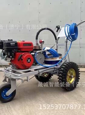 道路标式线23495冷喷式划机线机推马路冷喷沥青路标手线机