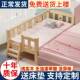 实木儿见详情床带护童栏婴儿床加宽拼接床男孩女孩床宽拼接实木童