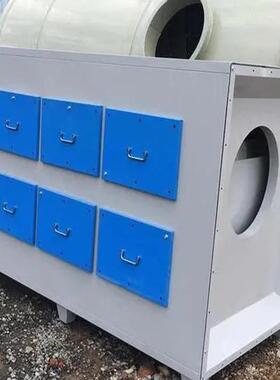 活性炭吸附工业废30341气级处理设备除异味箱化漆净雾活性炭二吸