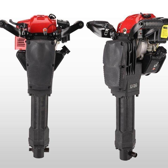 功能汽油破镐凿碎锤电镐多XKK冲击钻汽油镐混凝土破碎挖树机岩机