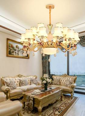 厂现欧式铁艺奢华客厅AL8006吊灯家灯代创意卧室餐厅美式水晶具