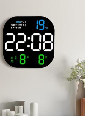 跨境款时钟KUZ时尚客挂钟桌面闹3钟简新约LED厅颜值闹钟床头钟663