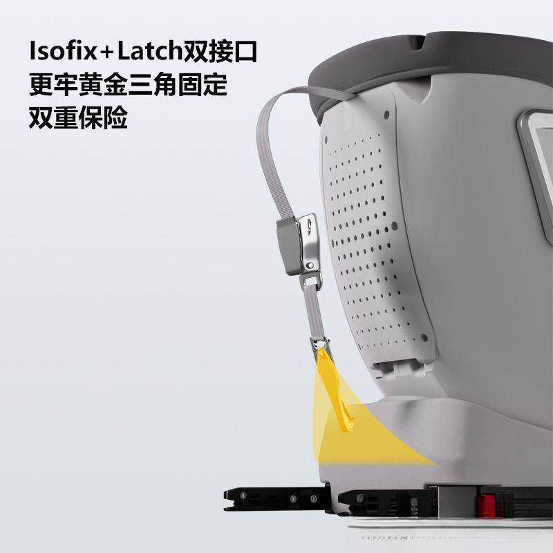 车儿童安全坐座椅汽车用-岁儿宝宝婴载便携式度旋转可A55椅躺