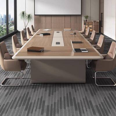 YS-10085时尚烤漆意会议桌长桌简约现创代多人室开会桌椅大型会议