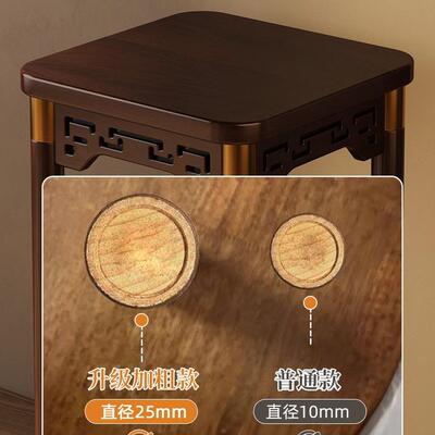 中式博古架纳花架子客厅落地式实收花木仿古盆景阳台架盆F9975MH6