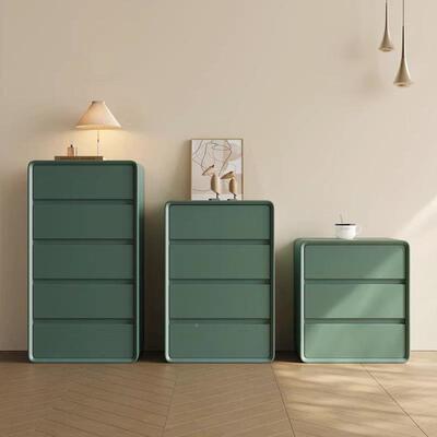 奶油PDD10134实木三四五斗客厅抽屉柜储柜物柜室简约卧现风代收纳