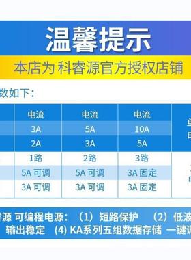 现货睿源K0A3003P/305P科小型高度可编程线性精直流稳压电源99165