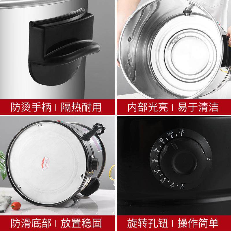 烧水壶大容量2升不锈头钢无品牌/电热烧水桶水带龙食堂商用保温0