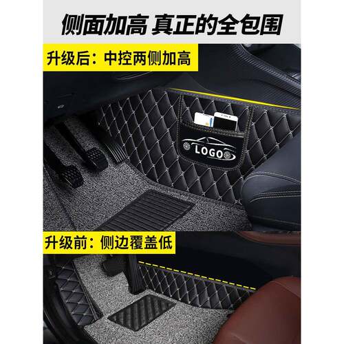 DS脚垫全包20462围ds7装ds6ds5ldss5专用汽车用品装饰配件改脚踏