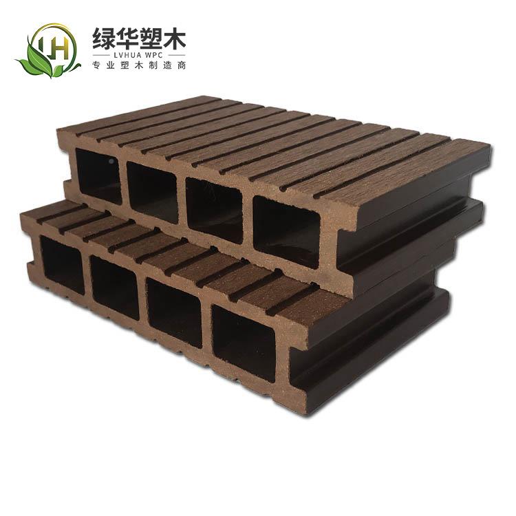 塑户木地板15-30塑木地板4栈道园林塑木LH145H30地板绿华外塑木厂