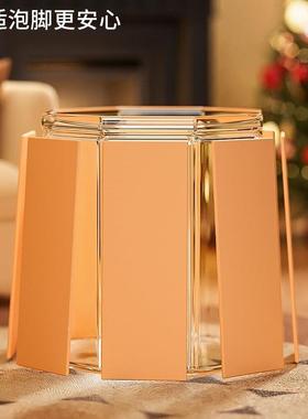 叠泡脚桶家用式INH过小腿泡脚袋便携保足浴桶折养生洗脚盆雪天温