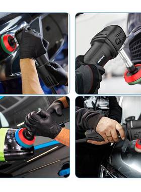 PRZ抛光机车用家用点抛点蜡磨3寸打清封釉机磨加长杆多功能洗打机