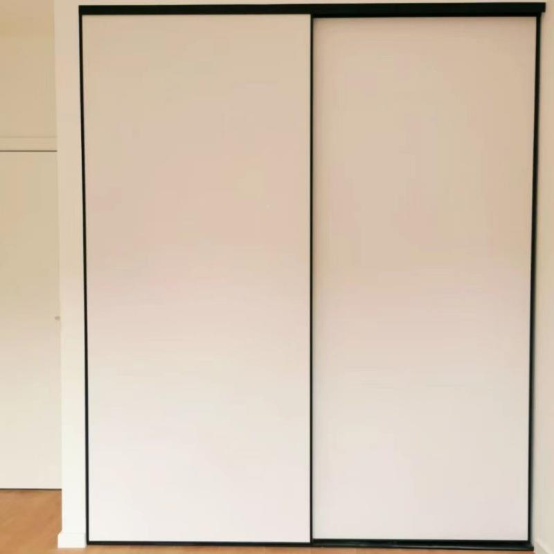 北京厂家制推拉门柜家用衣卧室小户型拉现代简定约到QOJ顶折叠推