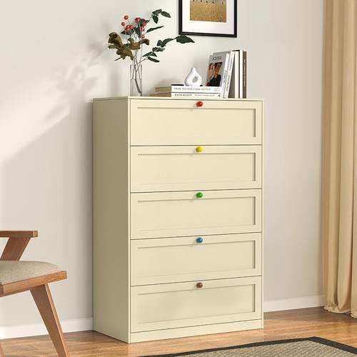 晨朝钢五斗柜落地铁艺多层制收抽屉多储物柜客厅卧室简约纳柜子厂