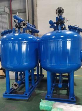 层国钢厂电厂循环水旁滤装GHQ-600置过滤器多浅砂海过滤器介质过