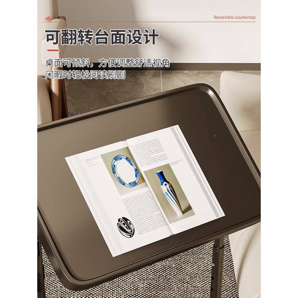 A1HJT374电小0子L床边边桌可移动升降折叠桌卧室书桌沙发学习桌磁