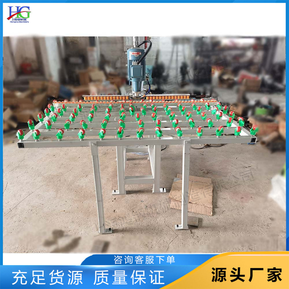 小型中空玻璃直线鸭嘴磨边机