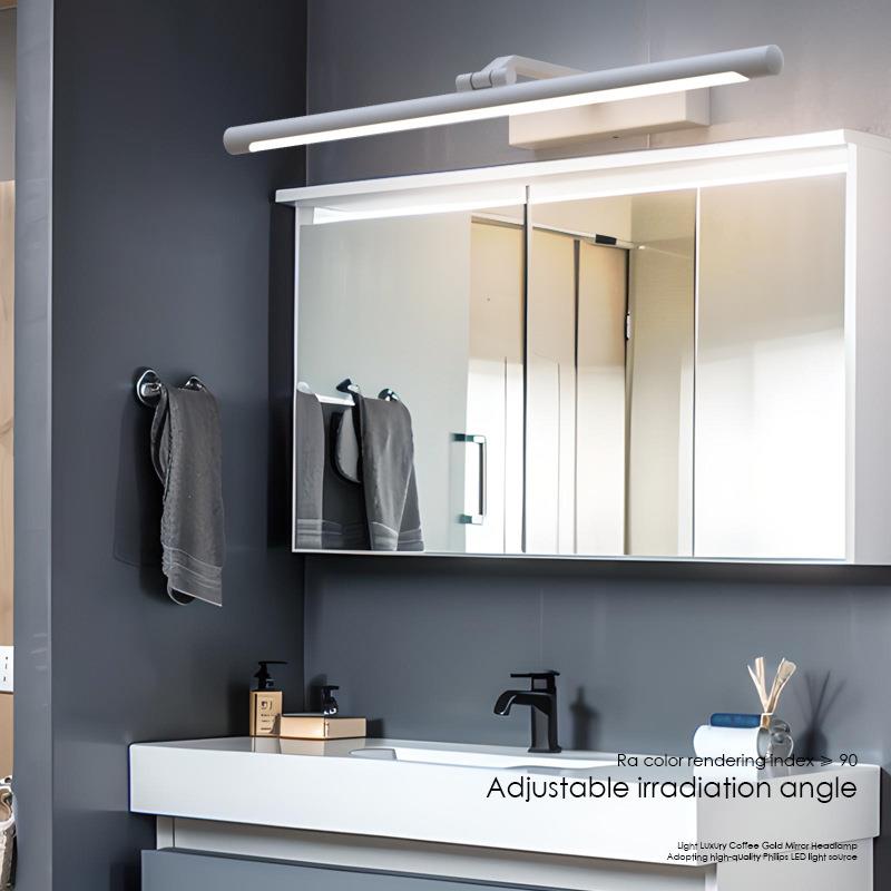 极简柜百搭镜专前灯led卫生妆间浴室镜用化洗W9103漱镜子台灯