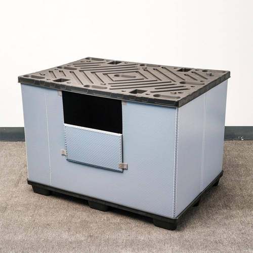 博轩1600大转型折叠物流箱汽车零部件板围箱大型可UOX循环周箱