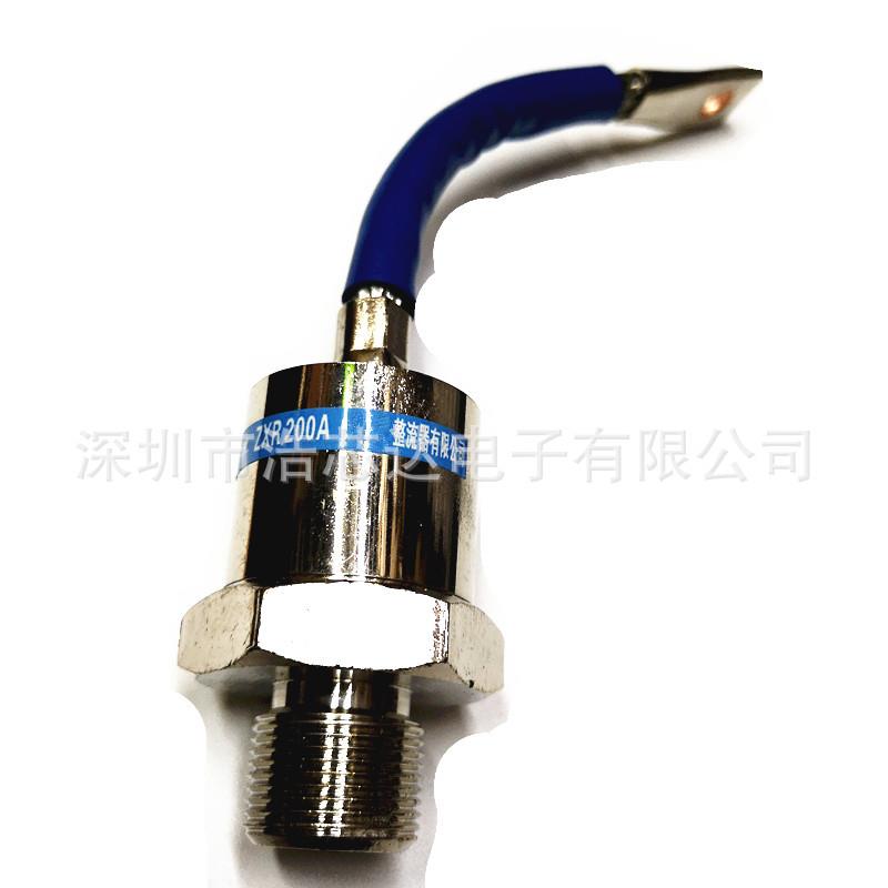 反向ZX2大0ZUN00AZR200A160V旋转式整流管发电X机专用24细牙