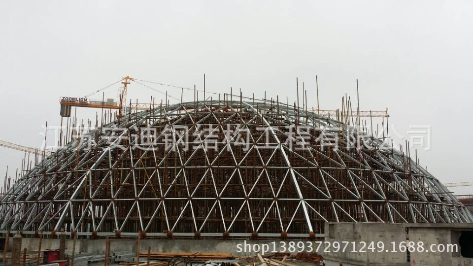 文化馆、展览馆网架工程承接、螺栓球、杆件专业设计原厂制作安装