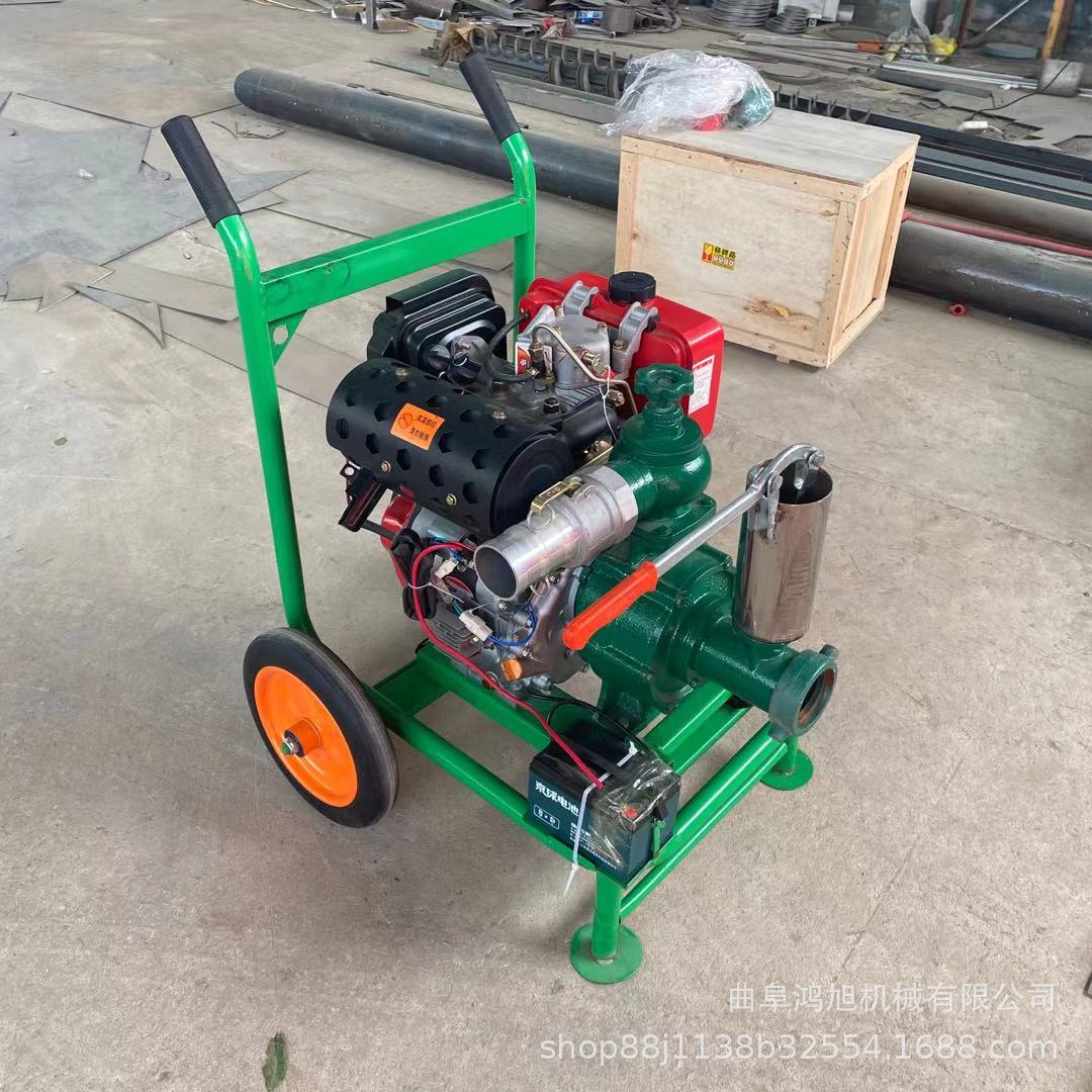 4寸高压排水泵 柴油动力抽水泵 玉柴柴油机4寸自吸泵 高压农用灌