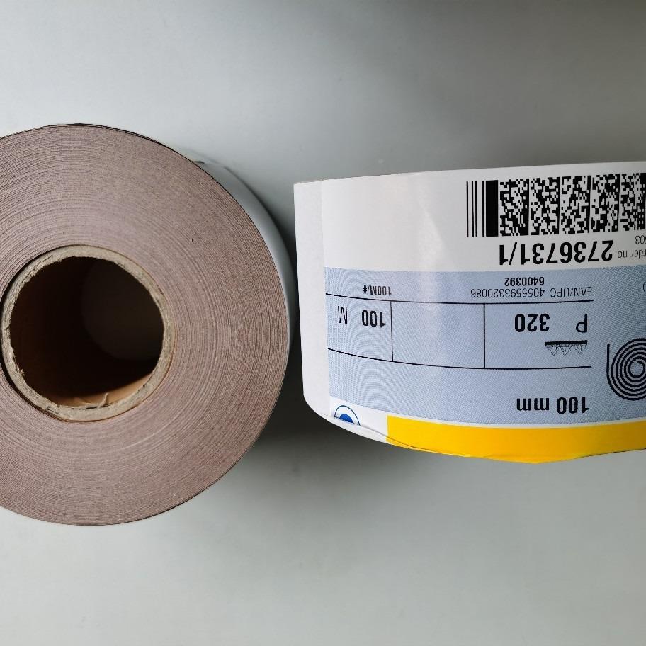 德国砂进口纸白色堵防IBL砂纸红纸基卷VC18家具打磨