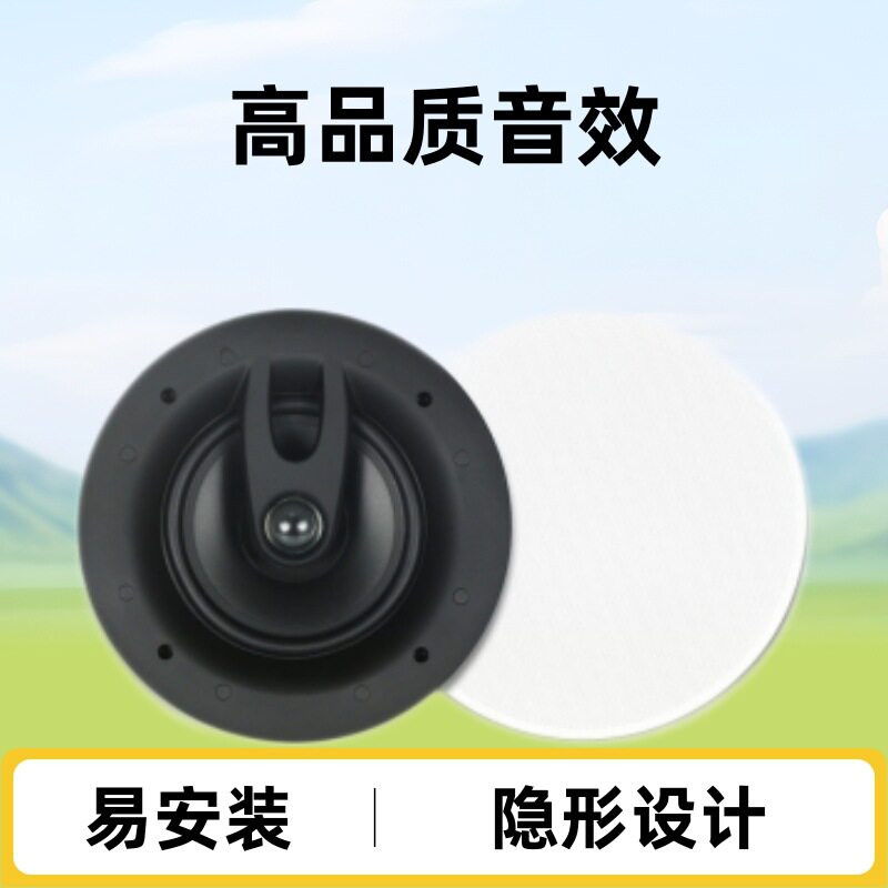 天籁6.5寸定阻吸顶高音分频音箱天花吊顶喇叭扬声器背景音乐tl-62