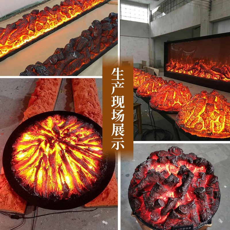 仿真炭火造型电炭炉婚庆篝火
