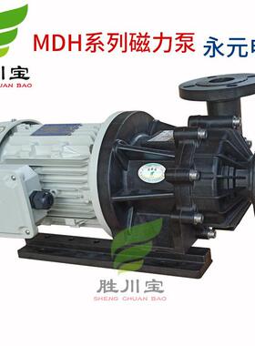 磁力泵WMH-555/.75循K永元电机磁力驱D动环过滤泵QQP离心泵