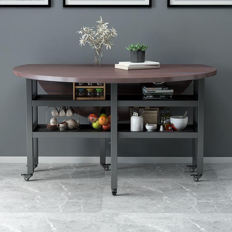 折叠户桌家子用小型可折叠餐桌圆桌面桌VJU吃饭桌移动餐简大圆桌