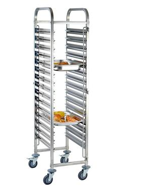 现能代简约不盆锈钢份盘车多功可55028移动拆装式手推车食物份盆