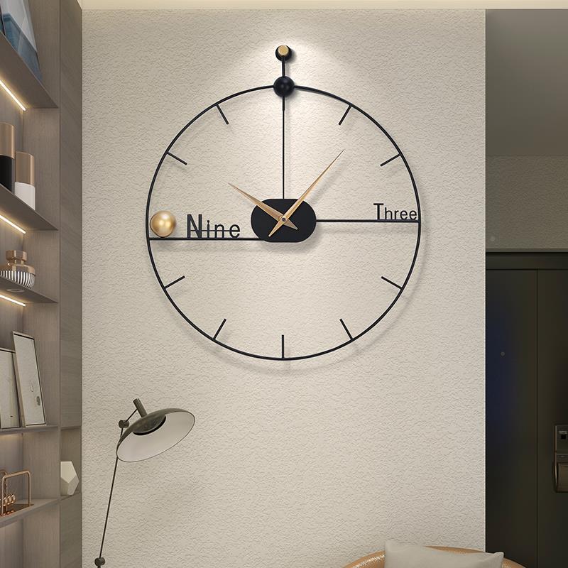 表挂钟客厅新款网现红钟挂大气时尚代简378约创意墙装饰时钟极简