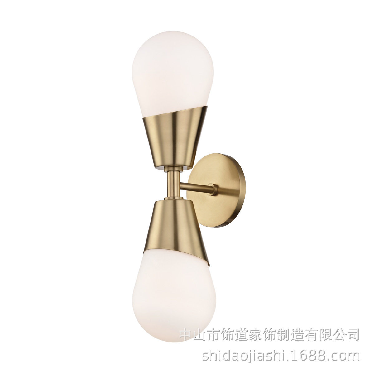 轻奢全铜后现代仿古壁灯